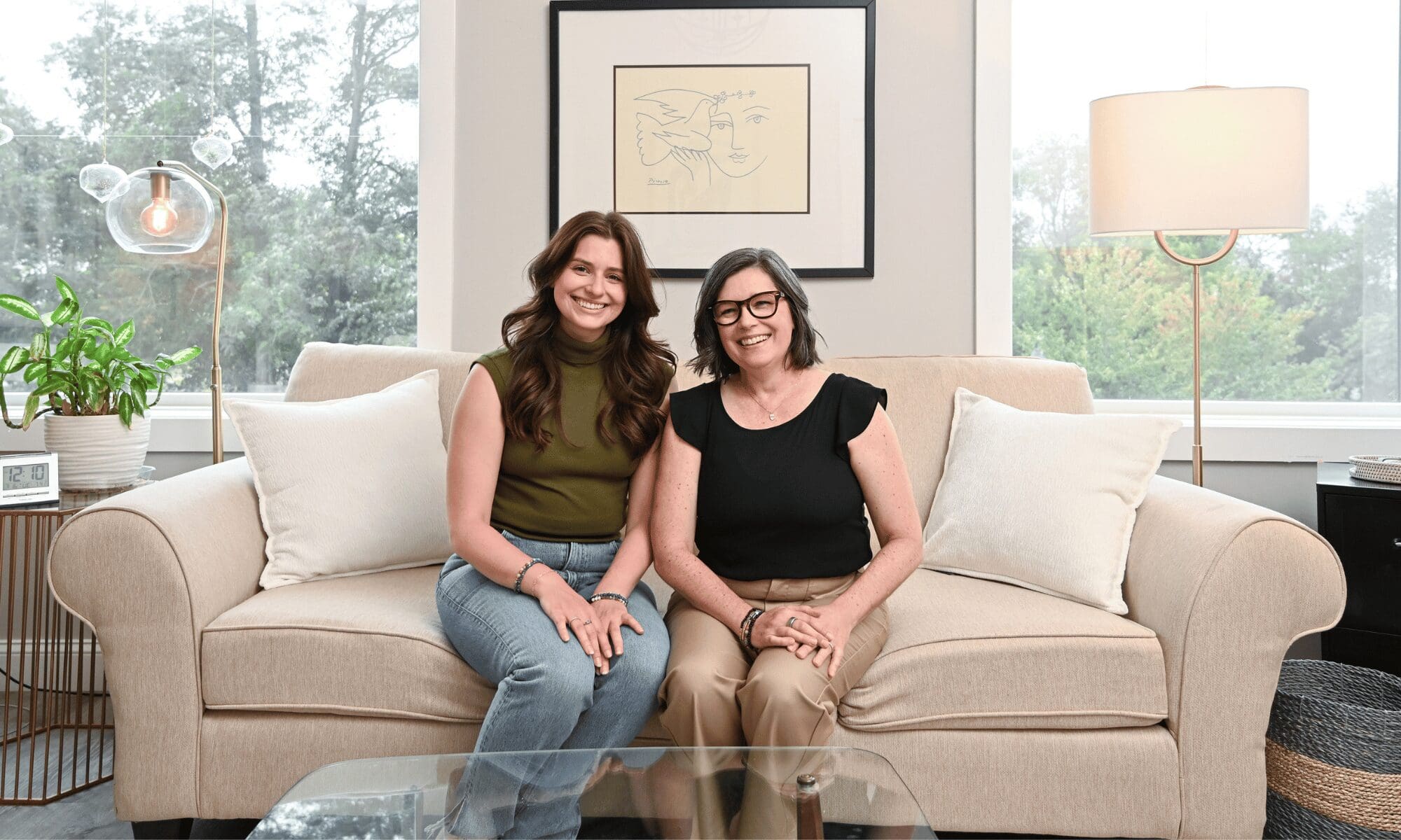 women business founders of Charliemadison Labs sitting in office